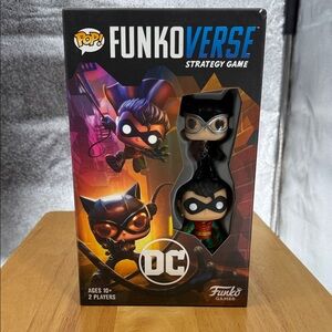 Funko DC Strategy Game with Black and Red Design
